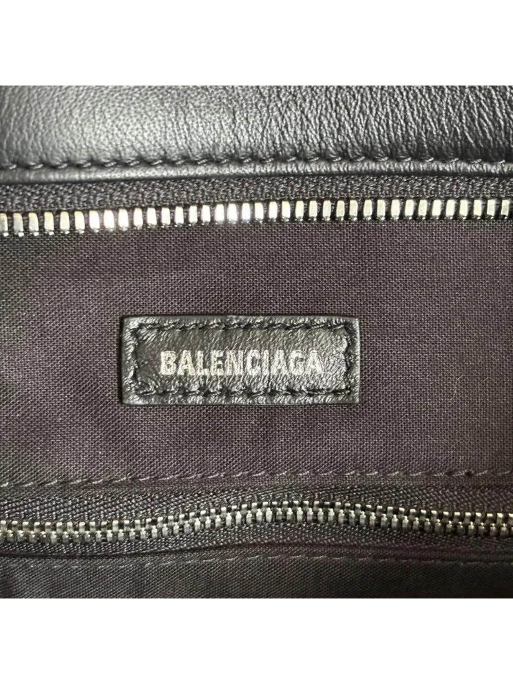Balenciaga East Waist Tote Leather Black